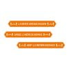 Afstand stickers - Verschillende talen