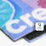 Velours Mat bedrukken op maat met logo ontwerp - Anti-slip binnengebruik