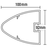 console-driehoek-100x92mm