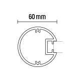console-rond-60mm