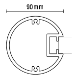 console-rond-90mm