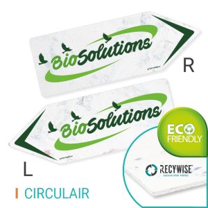 Duurzame Eco wegwijzers, milieuvriendelijk, recycleerbaar, circulair eco bord recywise